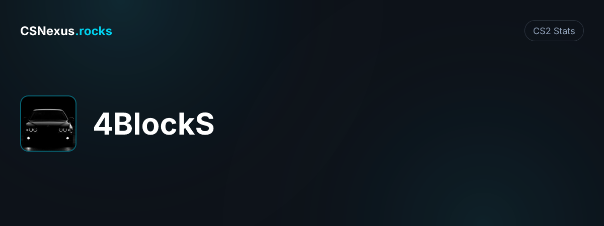 CS2 stats for 4BlockS