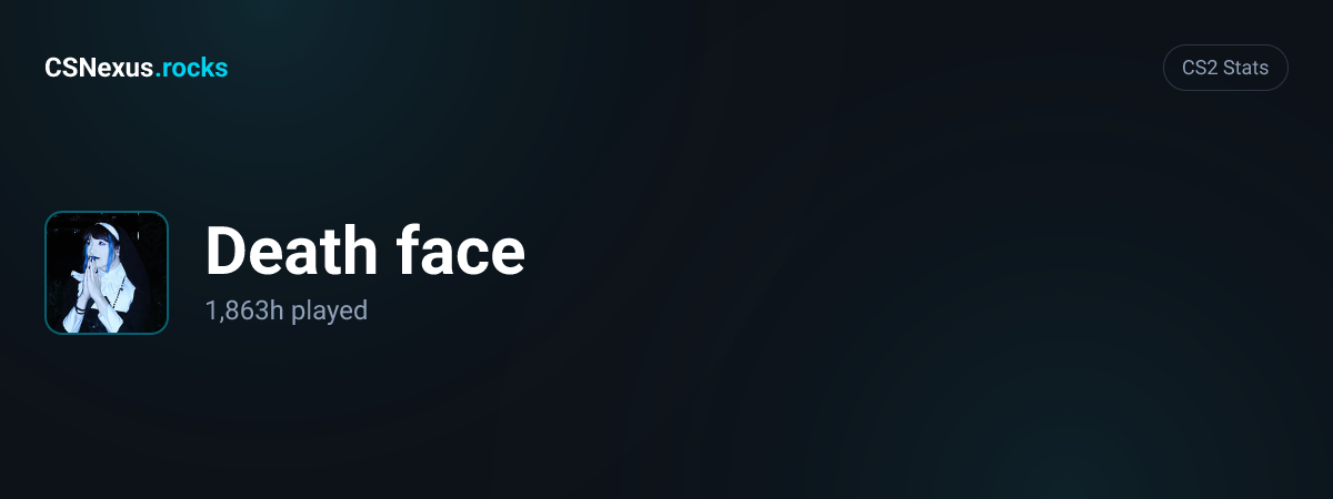 CS2 stats for Death face