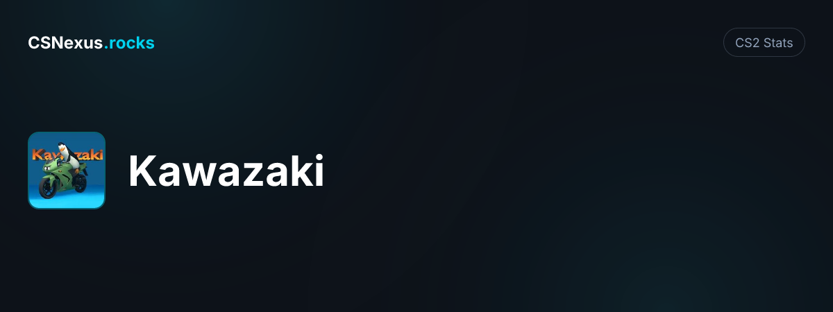 CS2 stats card for Kawazaki