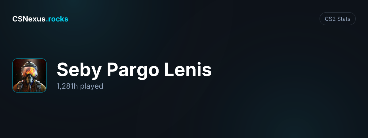 CS2 stats for Seby Pargo Lenis