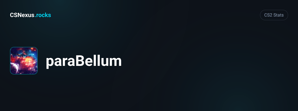 CS2 stats card for paraBellum