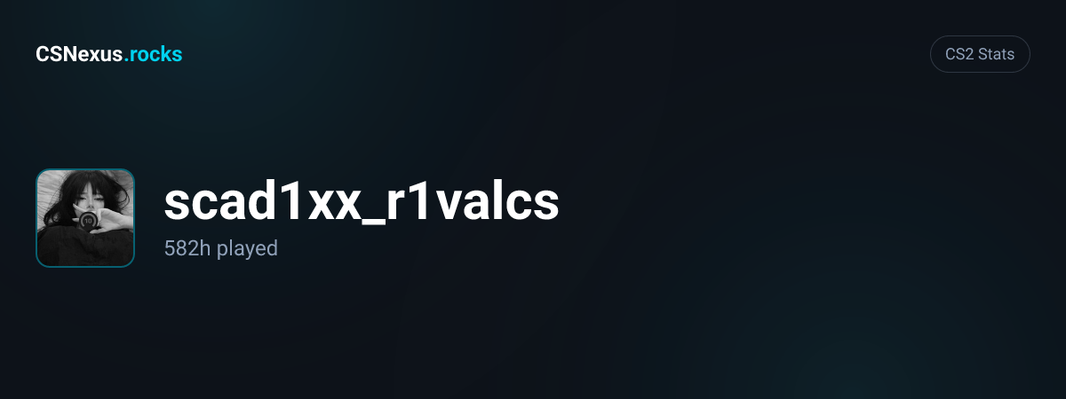 CS2 stats card for scad1xx_r1valcs