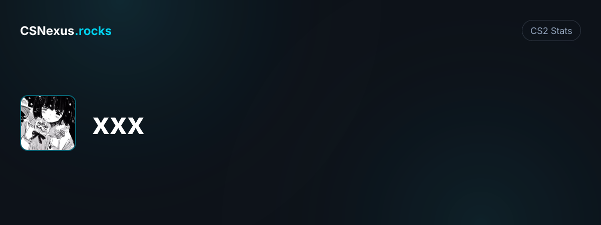 CS2 stats for xxx