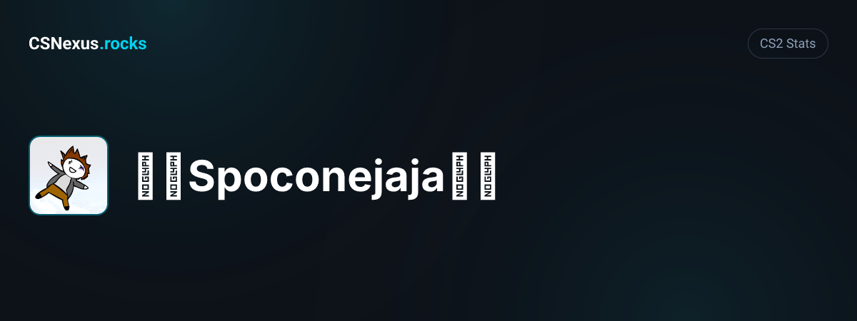 CS2 stats for ⛧✞Spoconejaja✞⛧