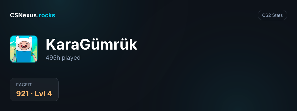 CS2 stats for KaraGümrük