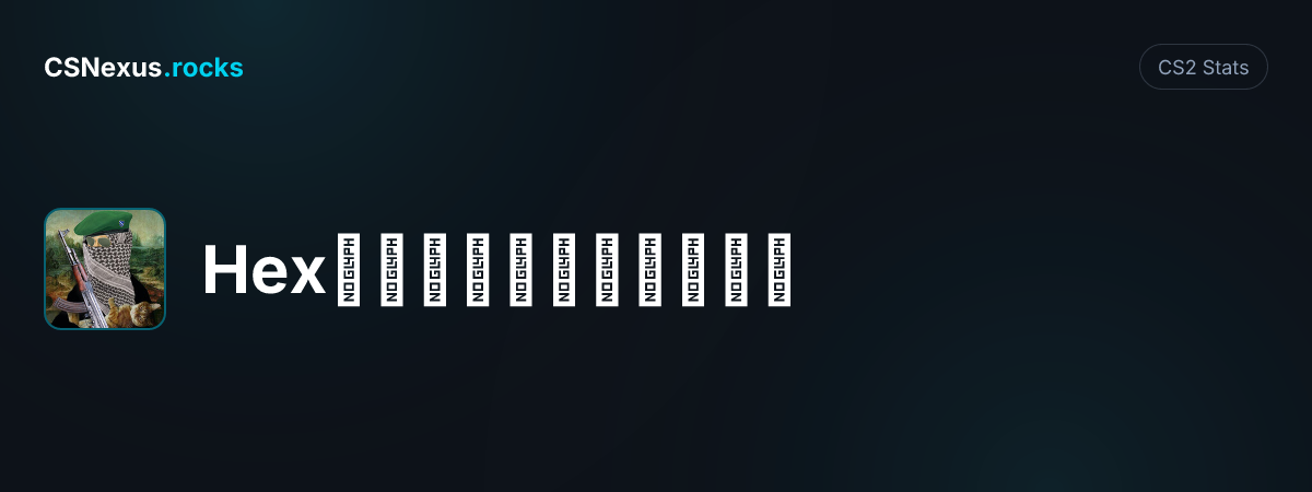 CS2 stats for Hexʰᵉˣⁱˡⁱᶜⁱᵒᵘˢ