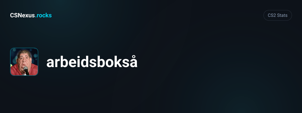 CS2 stats for arbeidsbokså