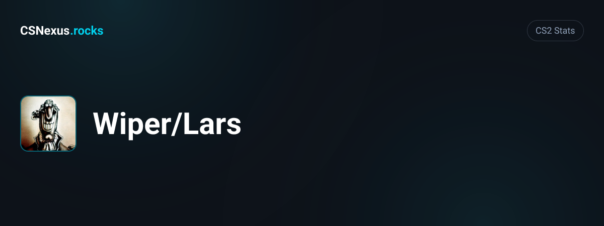 CS2 stats for Wiper/Lars