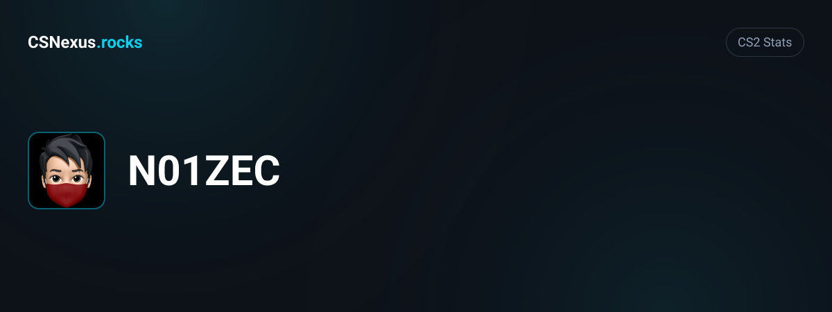 CS2 stats for N01ZEC