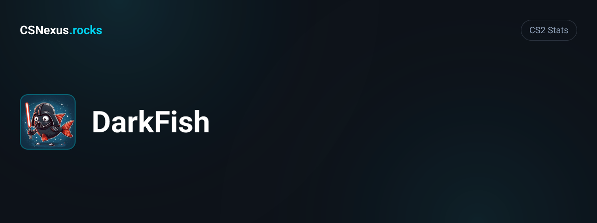 CS2 stats card for DarkFish