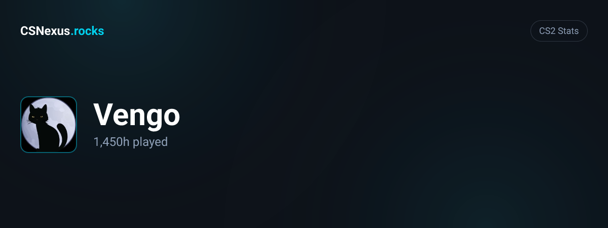 CS2 stats for Vengo