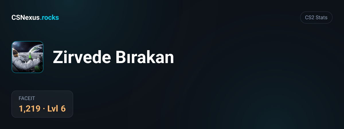 CS2 stats for Zirvede Bırakan