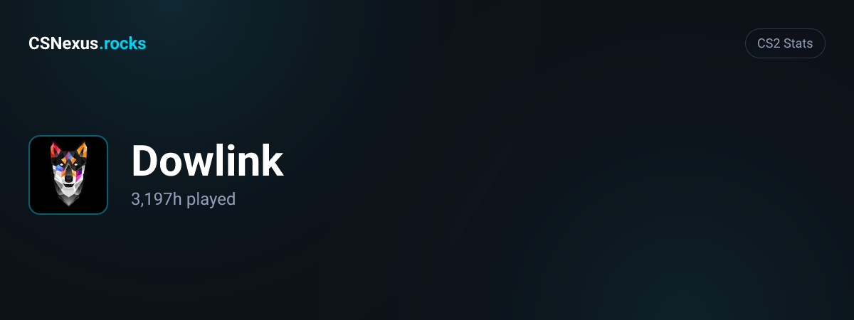 CS2 stats for Dowlink