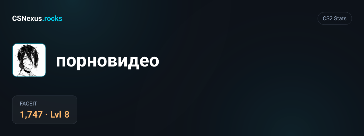 CS2 stats for порновидео