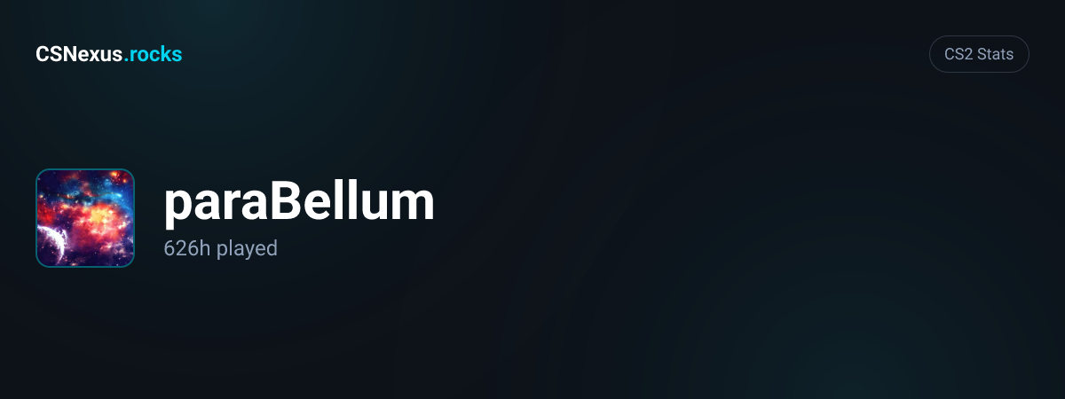 CS2 stats for paraBellum