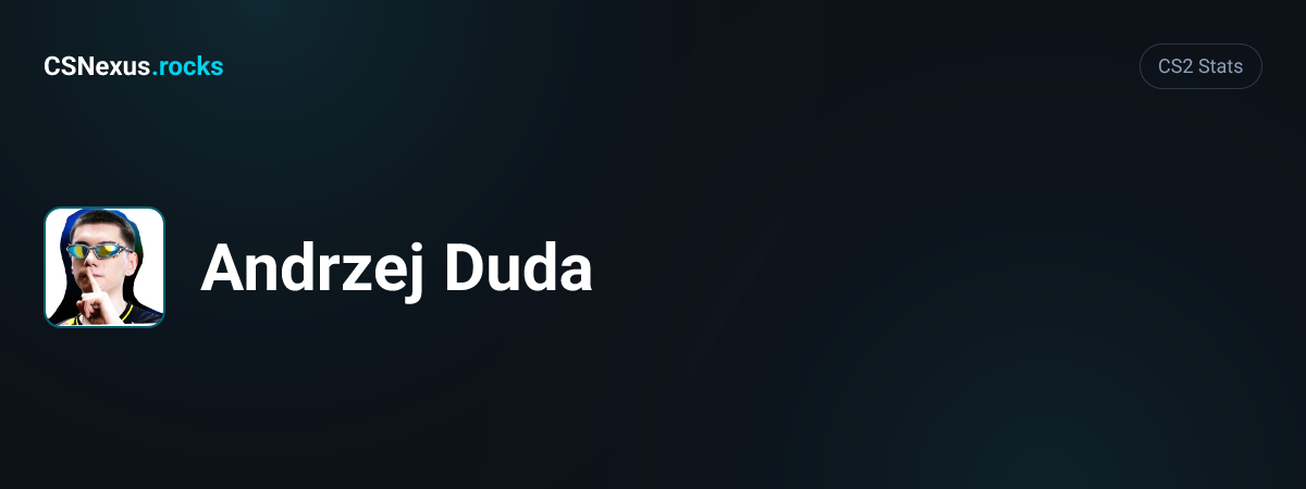 CS2 stats card for Andrzej Duda