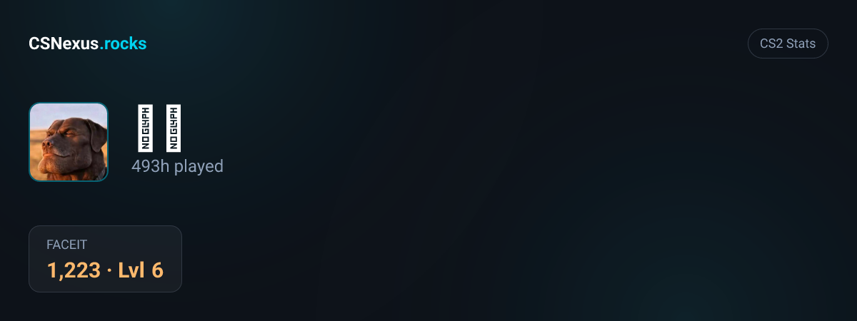 CS2 stats for 乔丹