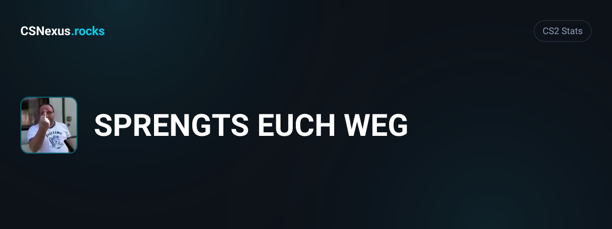 CS2 stats card for SPRENGTS EUCH WEG