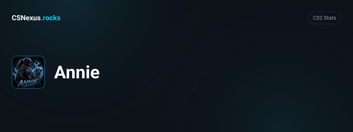 CS2 stats for Annie