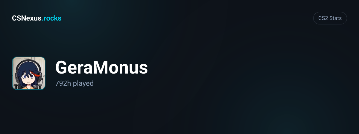 CS2 stats for GeraMonus