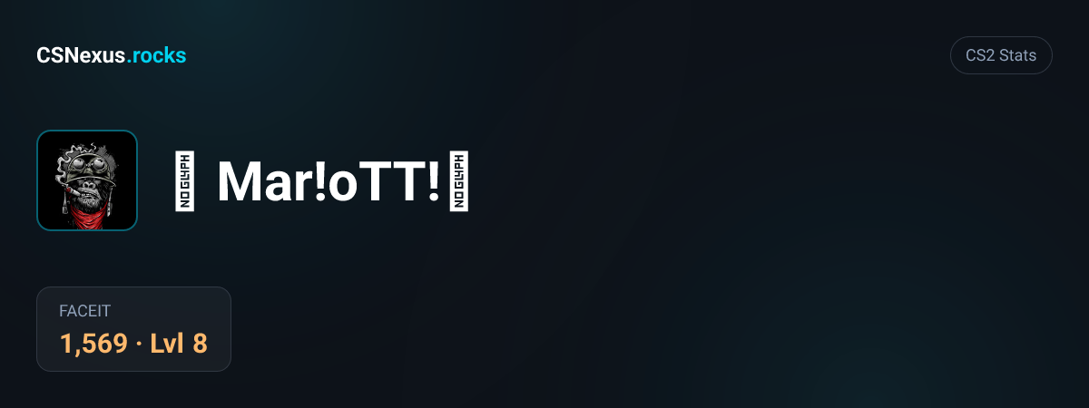 CS2 stats for ♛ Mar!oTT!♛