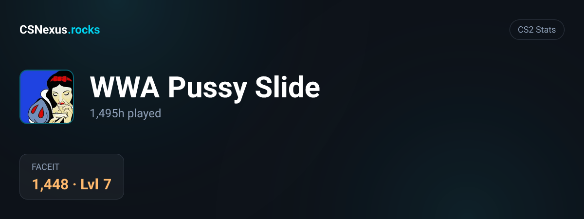 CS2 stats for WWA Pussy Slide