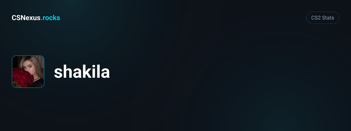 CS2 stats for shakila