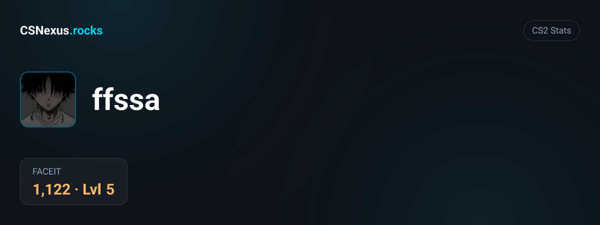 CS2 stats for ffssa